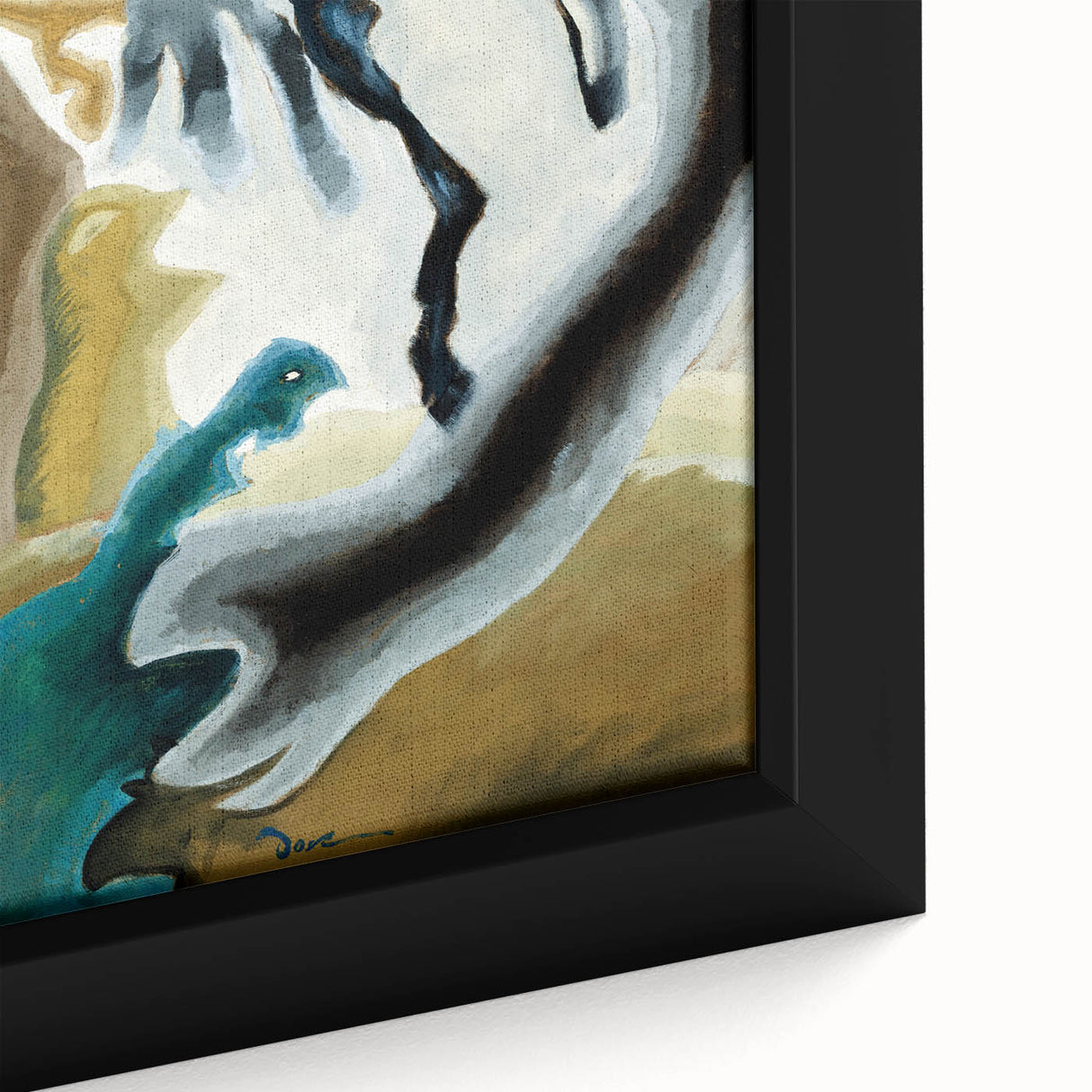 Maximalist Wall Art - Surreal Abstract Composition | Bold and Expressive Decor