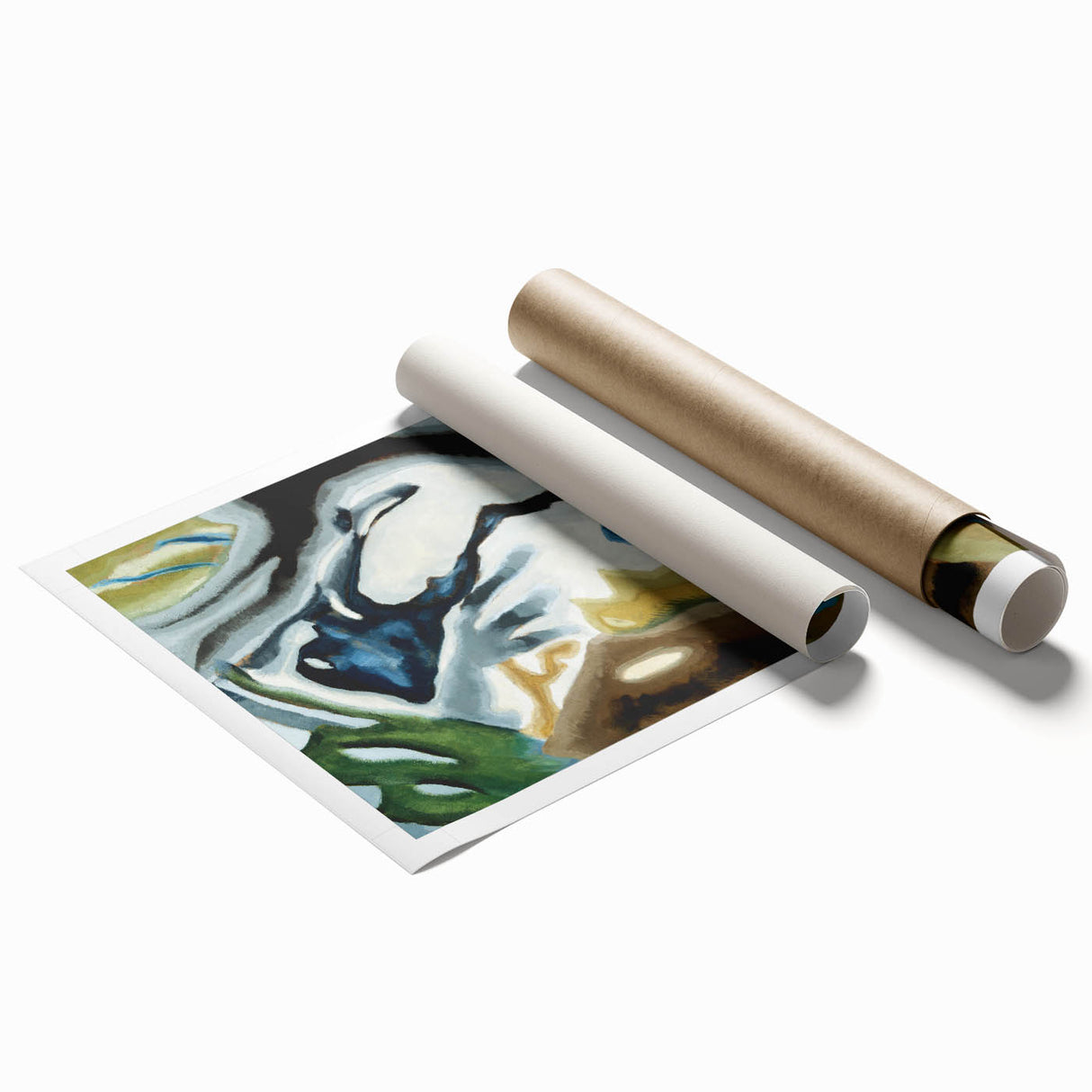 Maximalist Wall Art - Surreal Abstract Composition | Bold and Expressive Decor