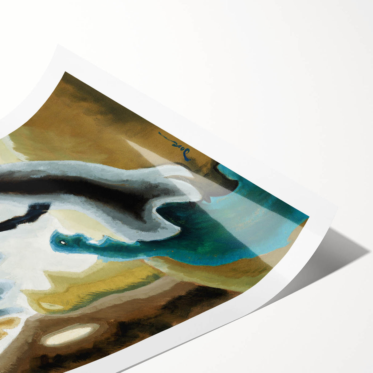 Maximalist Wall Art - Surreal Abstract Composition | Bold and Expressive Decor
