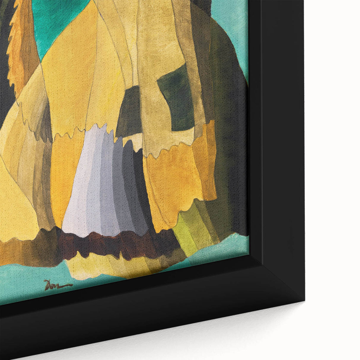 Maximalist Wall Art - Earthy Abstract Composition | Bold and Expressive Decor