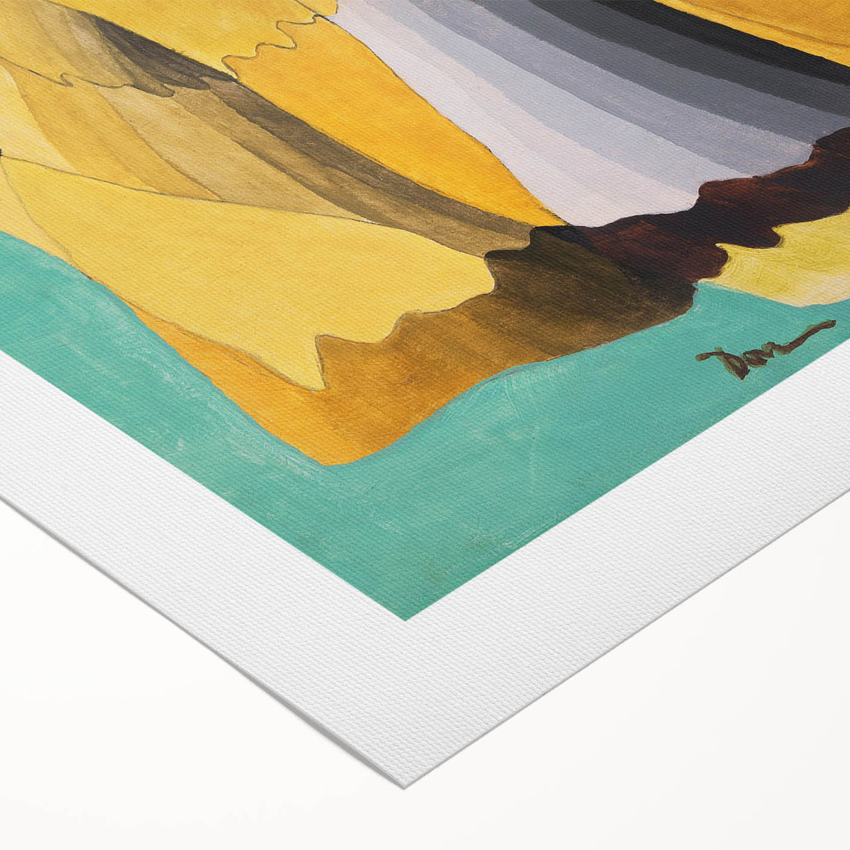 Maximalist Wall Art - Earthy Abstract Composition | Bold and Expressive Decor