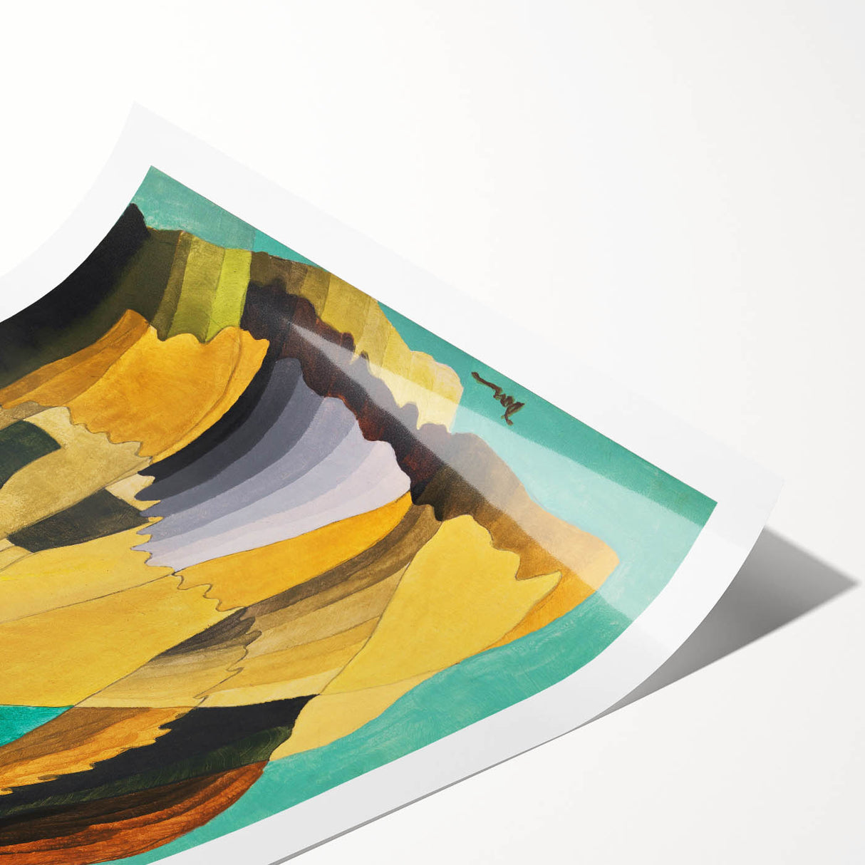 Maximalist Wall Art - Earthy Abstract Composition | Bold and Expressive Decor