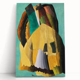 Maximalist Wall Art - Earthy Abstract Composition | Bold and Expressive Decor