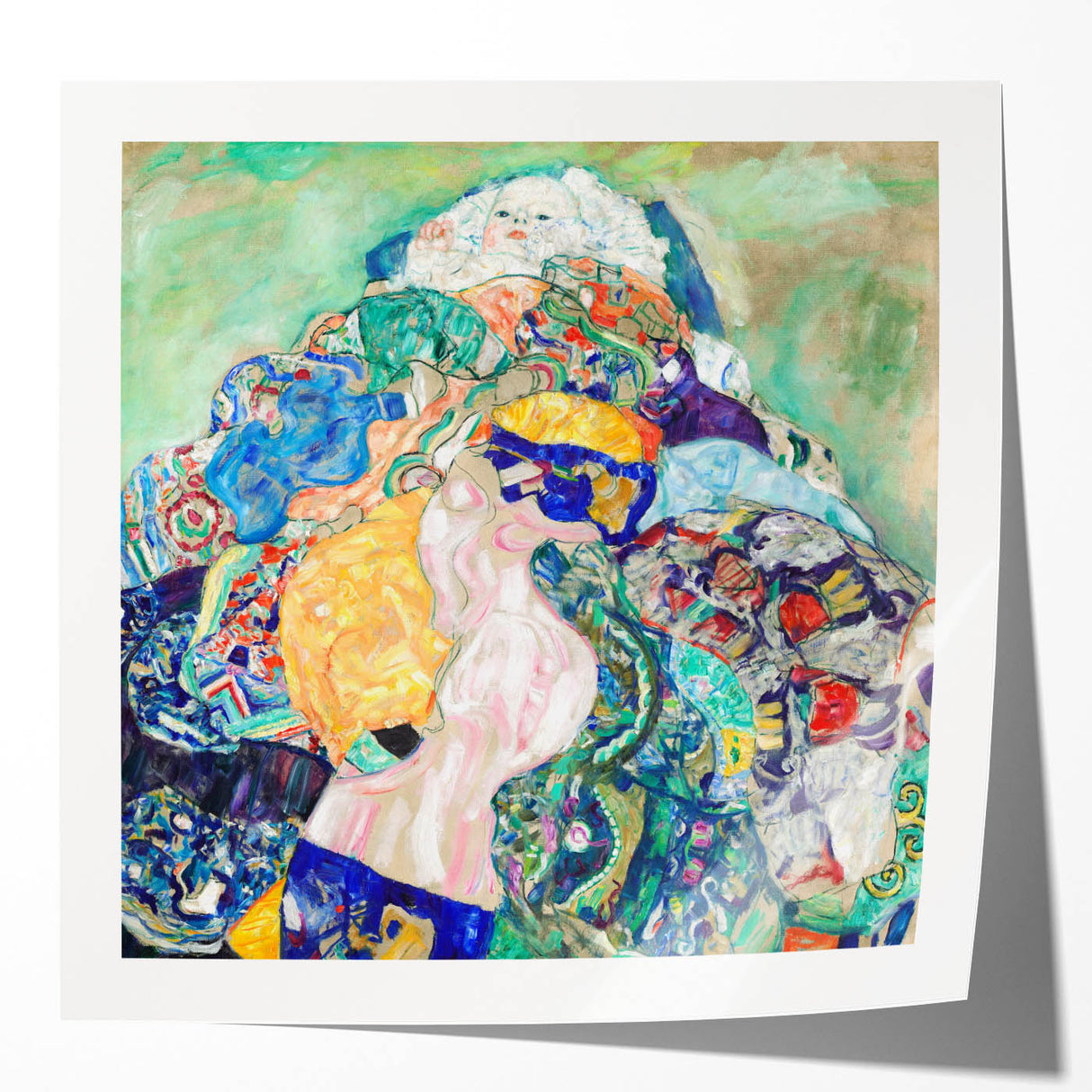 Maximalist Wall Art - Vibrant Abstract Composition | Bold and Expressive Decor