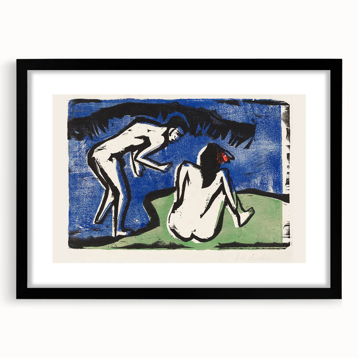 Maximalist Wall Art – Bold Expressionist Decor with Abstract Figures
