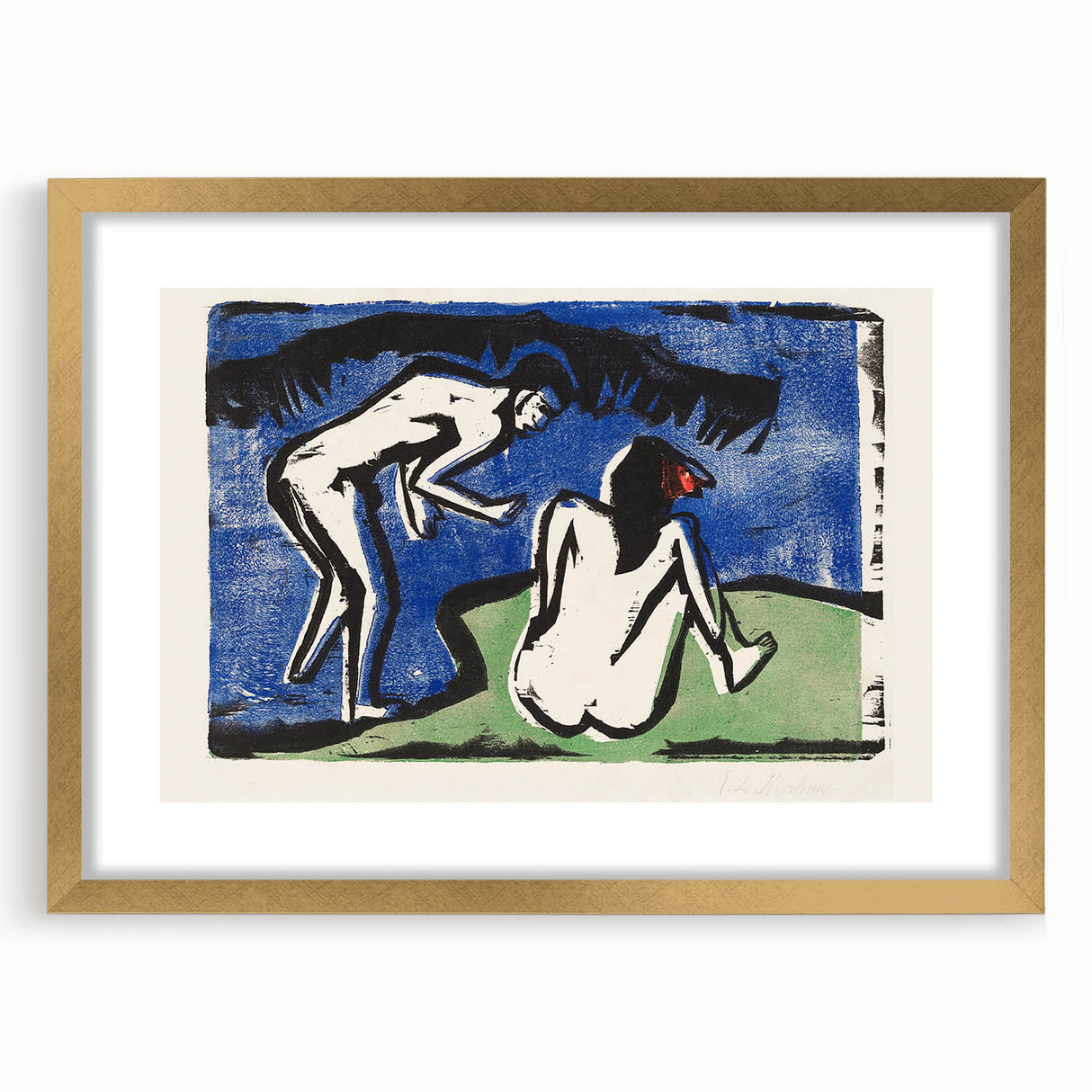 Maximalist Wall Art – Bold Expressionist Decor with Abstract Figures