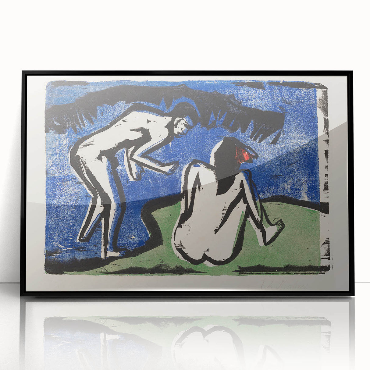 Maximalist Wall Art – Bold Expressionist Decor with Abstract Figures