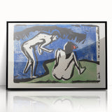Maximalist Wall Art – Bold Expressionist Decor with Abstract Figures