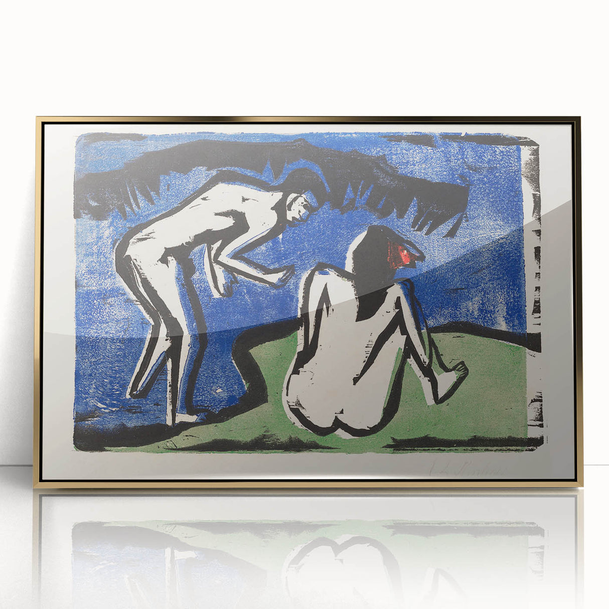Maximalist Wall Art – Bold Expressionist Decor with Abstract Figures