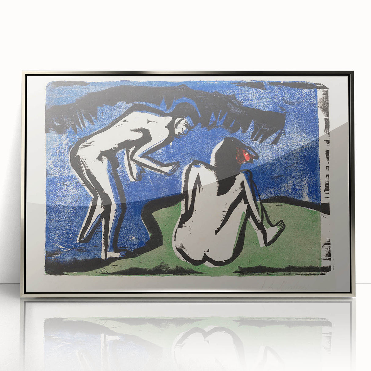 Maximalist Wall Art – Bold Expressionist Decor with Abstract Figures