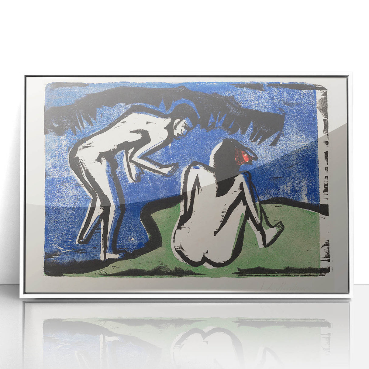 Maximalist Wall Art – Bold Expressionist Decor with Abstract Figures