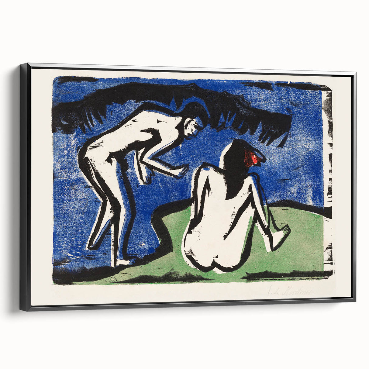 Maximalist Wall Art – Bold Expressionist Decor with Abstract Figures