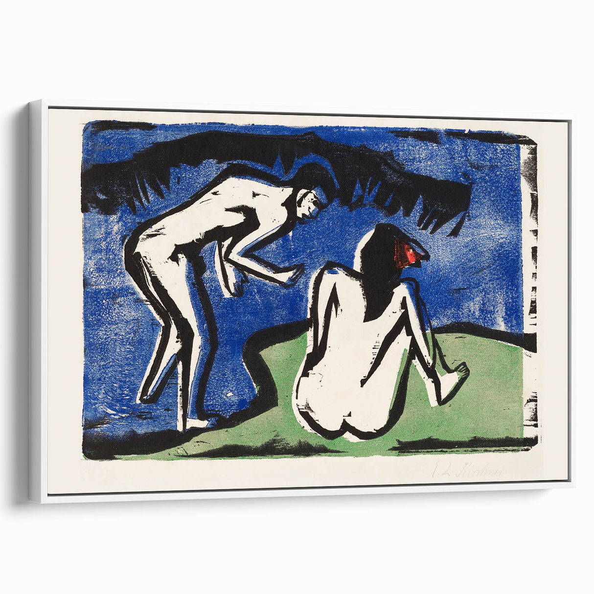 Maximalist Wall Art – Bold Expressionist Decor with Abstract Figures