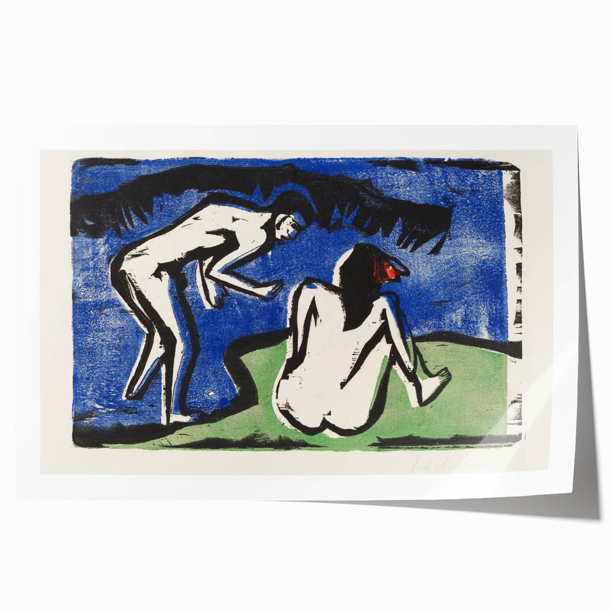 Maximalist Wall Art – Bold Expressionist Decor with Abstract Figures