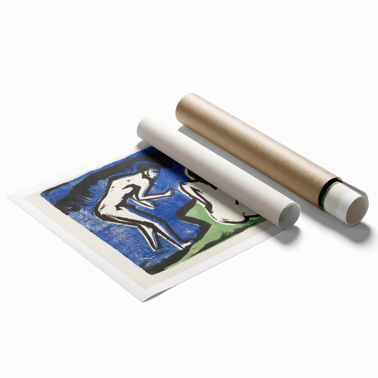 Maximalist Wall Art – Bold Expressionist Decor with Abstract Figures