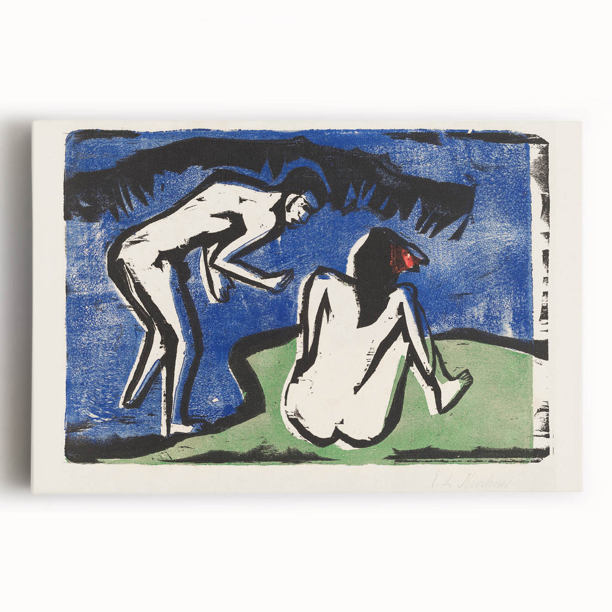 Maximalist Wall Art – Bold Expressionist Decor with Abstract Figures