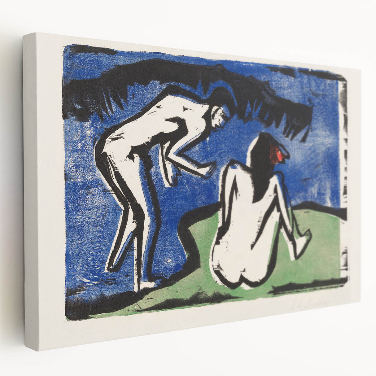 Maximalist Wall Art – Bold Expressionist Decor with Abstract Figures