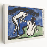 Maximalist Wall Art – Bold Expressionist Decor with Abstract Figures