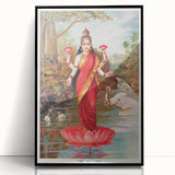 Maximalist Wall Art – Vibrant Maximalism Featuring Goddess Lakshmi