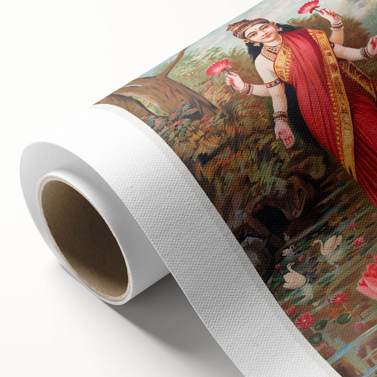 Maximalist Wall Art – Vibrant Maximalism Featuring Goddess Lakshmi