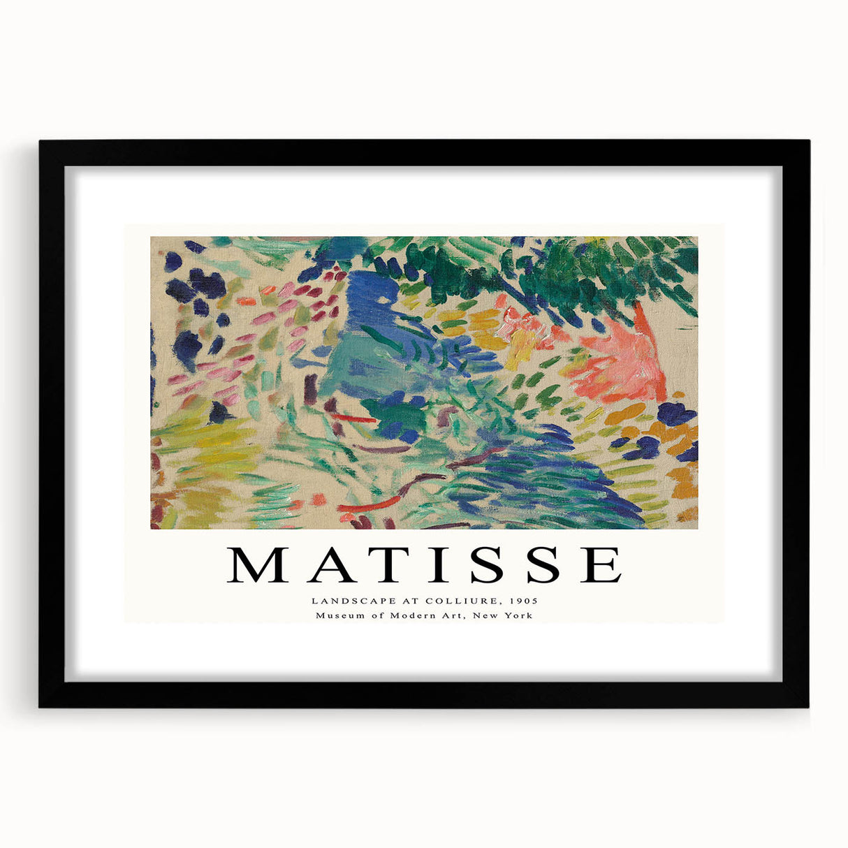 Maximalist Wall Art – Vibrant Decor Featuring Matisse Landscape Print
