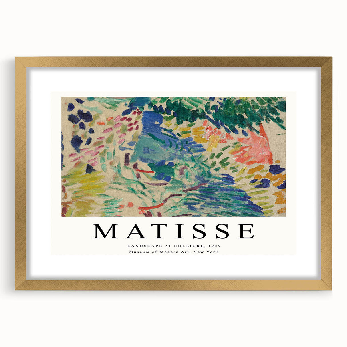 Maximalist Wall Art – Vibrant Decor Featuring Matisse Landscape Print