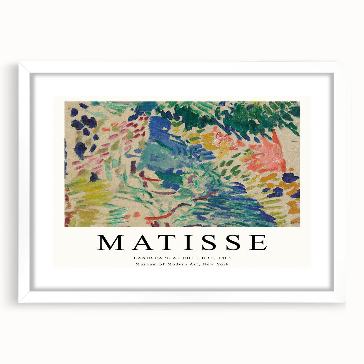 Maximalist Wall Art – Vibrant Decor Featuring Matisse Landscape Print