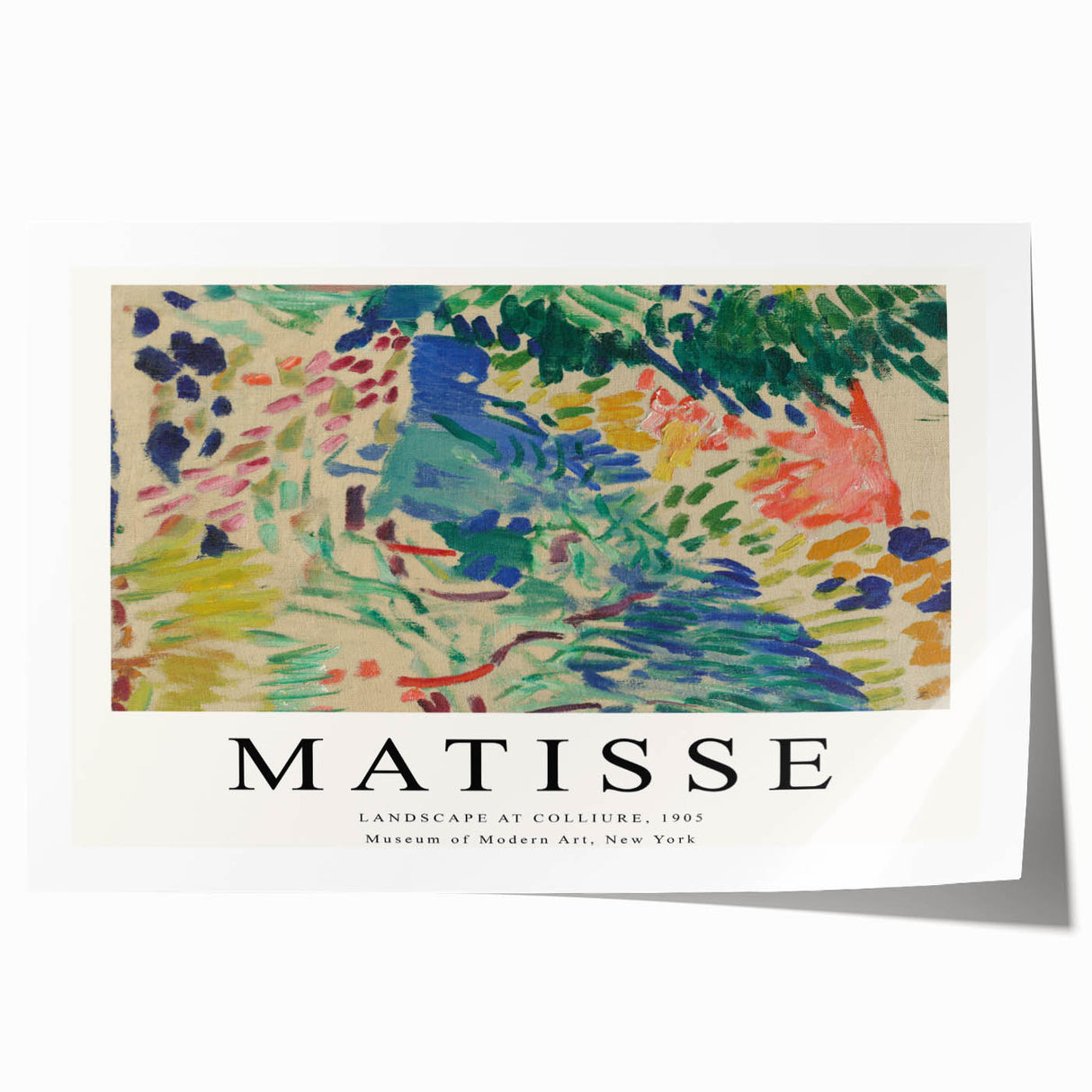 Maximalist Wall Art – Vibrant Decor Featuring Matisse Landscape Print