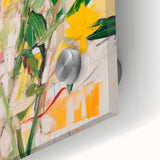 Maximalist Wall Art - Bold Abstract Floral Design - Vibrant Decor Piece