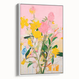 Maximalist Wall Art - Bold Abstract Floral Design - Vibrant Decor Piece