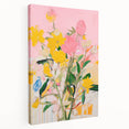 Maximalist Wall Art - Bold Abstract Floral Design - Vibrant Decor Piece