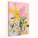 Maximalist Wall Art - Bold Abstract Floral Design - Vibrant Decor Piece