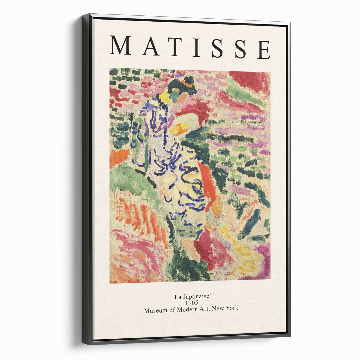 Maximalist Wall Art - Matisse "La Japonaise" 1905 Abstract Print Decor