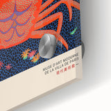 Maximalist Wall Art - Bold Eclectic Crab Design for Vibrant Decor