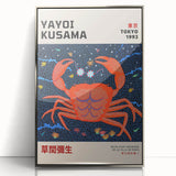 Maximalist Wall Art - Bold Eclectic Crab Design for Vibrant Decor