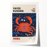 Maximalist Wall Art - Bold Eclectic Crab Design for Vibrant Decor