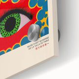 Maximalist Wall Art - Vibrant Eye Design by Yayoi Kusama | Bold Decor