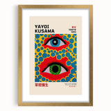 Maximalist Wall Art - Vibrant Eye Design by Yayoi Kusama | Bold Decor