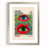Maximalist Wall Art - Vibrant Eye Design by Yayoi Kusama | Bold Decor
