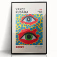 Maximalist Wall Art - Vibrant Eye Design by Yayoi Kusama | Bold Decor