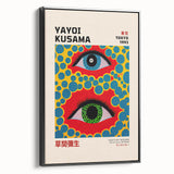 Maximalist Wall Art - Vibrant Eye Design by Yayoi Kusama | Bold Decor