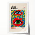Maximalist Wall Art - Vibrant Eye Design by Yayoi Kusama | Bold Decor