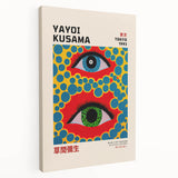 Maximalist Wall Art - Vibrant Eye Design by Yayoi Kusama | Bold Decor
