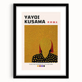 Maximalist Wall Art - Polka Dot Face Design by Yayoi Kusama | Bold Decor