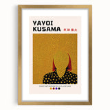 Maximalist Wall Art - Polka Dot Face Design by Yayoi Kusama | Bold Decor