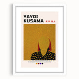 Maximalist Wall Art - Polka Dot Face Design by Yayoi Kusama | Bold Decor