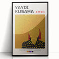 Maximalist Wall Art - Polka Dot Face Design by Yayoi Kusama | Bold Decor