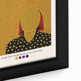Maximalist Wall Art - Polka Dot Face Design by Yayoi Kusama | Bold Decor