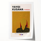 Maximalist Wall Art - Polka Dot Face Design by Yayoi Kusama | Bold Decor