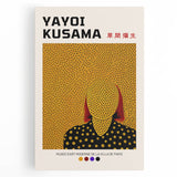 Maximalist Wall Art - Polka Dot Face Design by Yayoi Kusama | Bold Decor